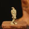 Statua Aquila in Ottone Vintage Statua Animale Simulato Decorazione Ornamento per Scrivania Casa Ufficio Metallo Figura Oggetti di Scena Giocattolo Regalo