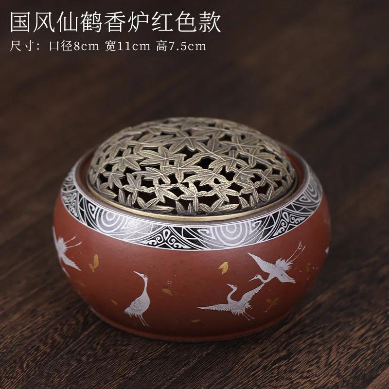 Keramická aromaterapeutická kamna Dekorace Domácí Vnitřní Čajový obřad Kadidelnice Slitina Měď Aromaterapeutická kamna