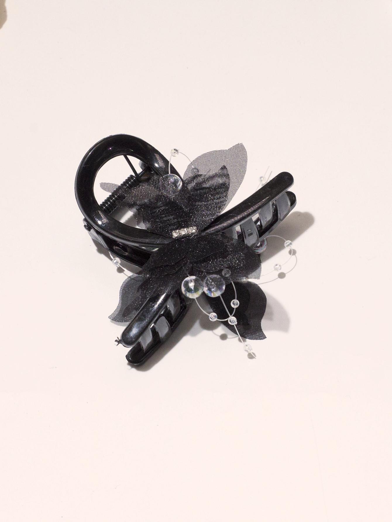 

Lystrfac Фея Бабочка Бусины Заколка для волос для женщин девушек Зажим для волос Акула Зажим для волос на затылке Стиль Зажим для волос Аксессуары для волос