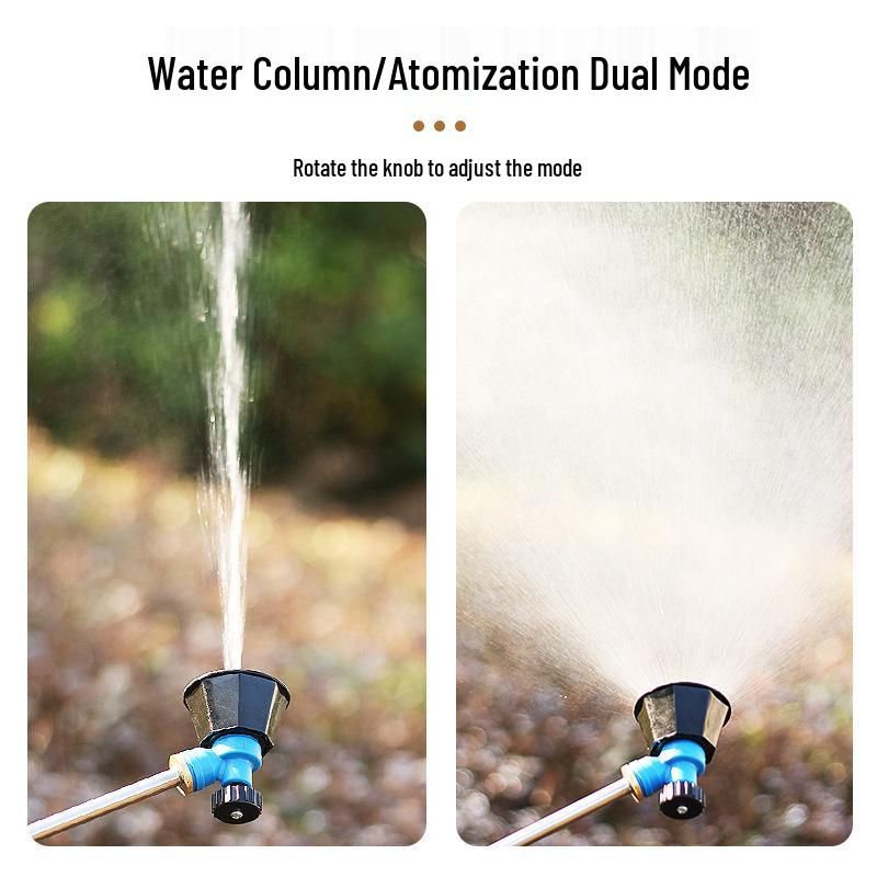 Black Cyclone Adjustable High-Pressure Windproof Pesticide Sprayer Nozzle