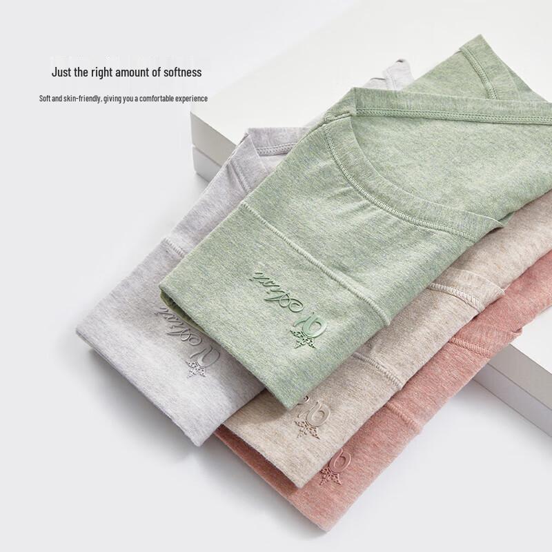 Yiershuang Women's Silk Antibacterial High-Waist Tummy Control Briefs 3-Pack