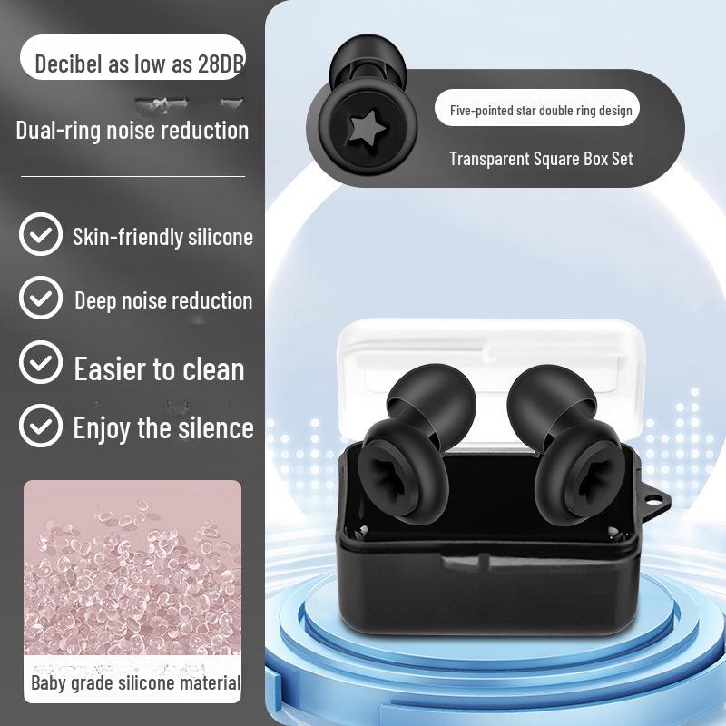 Bouchons d'oreille en silicone anti-bruit: Étanche, Insonorisé, Idéal pour les dortoirs, le travail, les ateliers et le ronflement