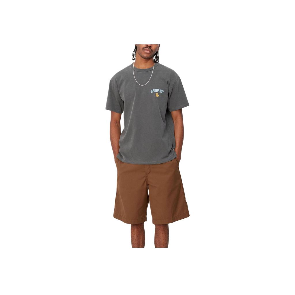 Carhartt WIP Entenmuster Aufdruck Rundhals Kurzarm T-Shirt Unisex T-Shirt Schwarz I033171-89-GD