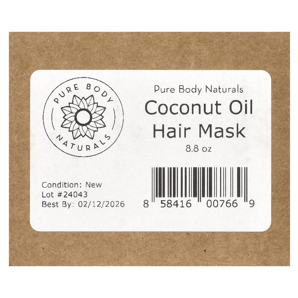 Coconut Oil Deep Repair Hair Mask, 260Ml(8.8Fl Oz)