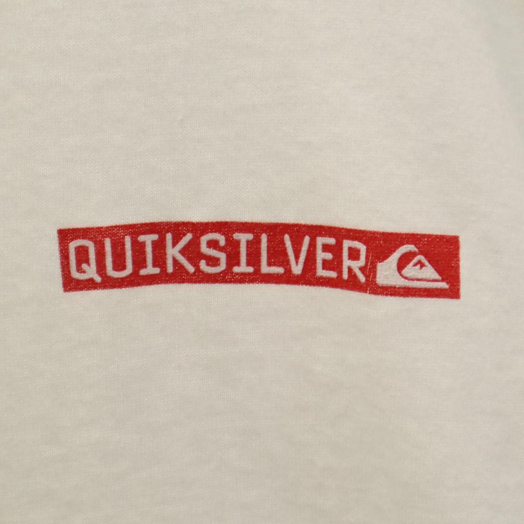 Quiksilver Short sleeve T-shirt L White Men's Used