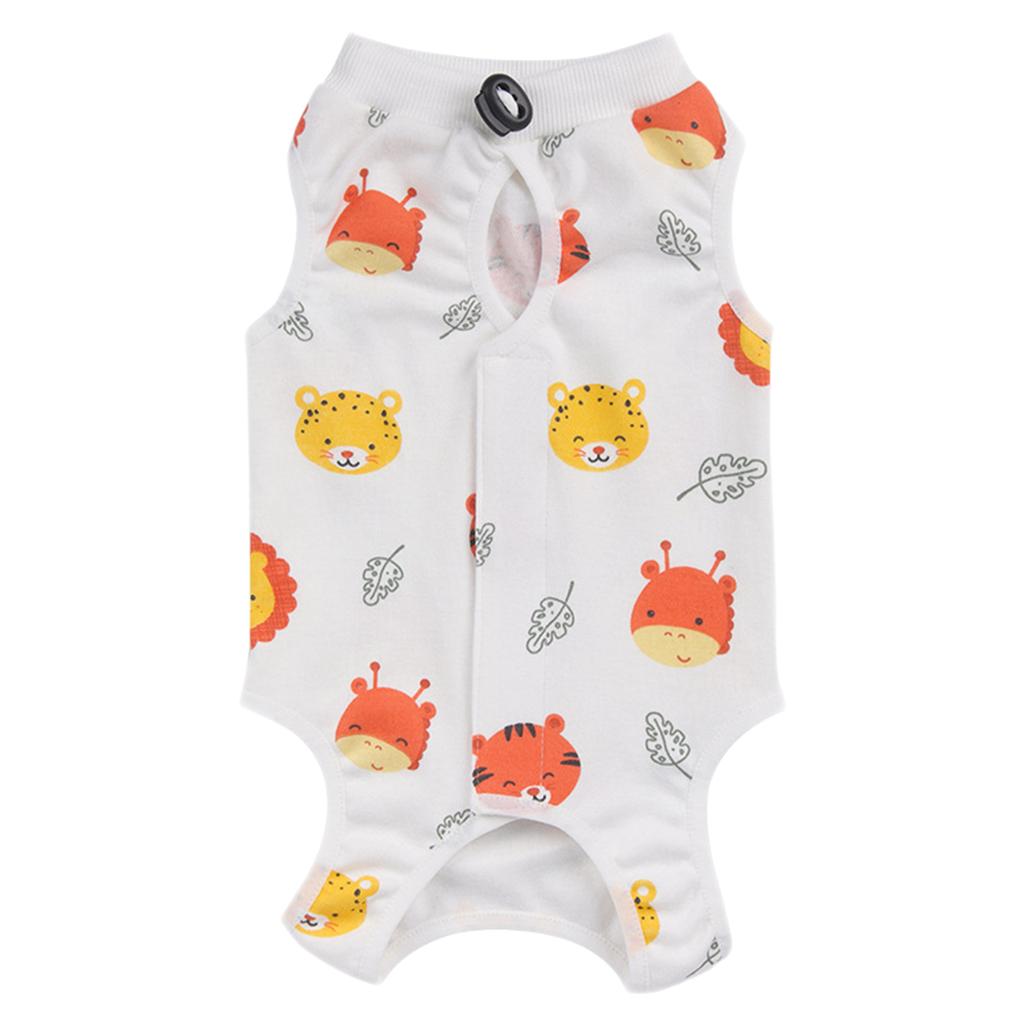 Cat Surgical Recovery Suit for Female Male Abdominal Wounds Spay or Skin Disease Breathable for Pet Post-Sterilization