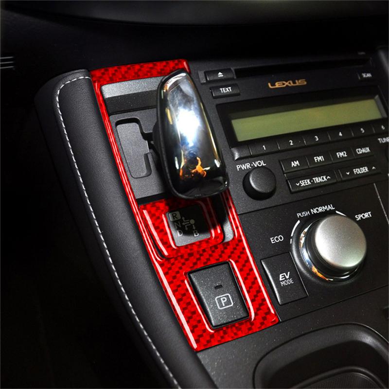 Car Interior Carbon Fiber Protection Decorate Sticker For Lexus CT200h 2011 2012 2013 2014 2015 2016 2017 Styling