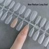 Ultra-Thin Oval Medium-Length Nail Tips: Seamless, No-Filing, No-Carving Design