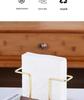 Walnut Wood Napkin Holder - Round & Square Solid Wood Stand for Dining Table