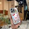 Sanrio Hello Kitty Silver Phone Case for Apple 16