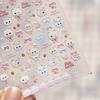 Bows Rabbits Nail Art Stickers 5D Softs Embossed Nail Decorations Stickers Sweet Cartoon Self Adhesive Nail Art Accessory Decal