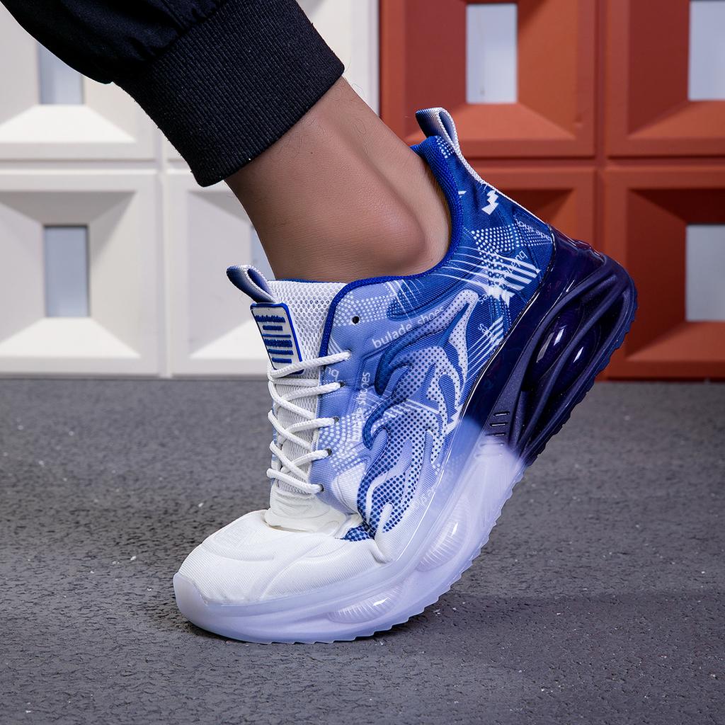 Men's Running Shoes Breathable Outdoor Casual Walking Shoes Thick Soles Fashion Lightweight Men's Sneaker