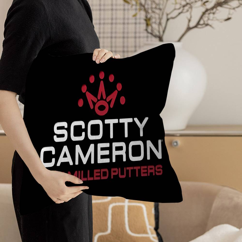 S-Scotty C-Cameron Pillow Covers Cartoon Sofa Decorative Home Double-sided Printing Short Plush Cute Cushion Cover