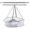 Foldable Mesh Drying Net Basket Hanging Storage Rack for Clothes Laundry Multi-Layer Organizer