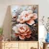5d DIY Diamond Painting Cross Stitch Peony Flowers Diamond Embroidery Mosaic Plants Flowers Full Round Drill Home Decor