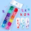 12Grids/Box English Letters Glitter Sequins Flakes Resin UV Epoxy Mold Fillings Nail Art Decorations DIY Crafts Decor