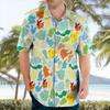 Pokémon Startkarakterer Hawaiiansk Skjorte Farverigt Print Sommer Sport Fritid Herre T-shirt Børnetøj T-shirt Y2k Dame