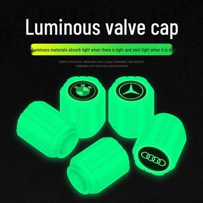 Tappi valvola luminescenti per auto, moto e veicoli elettrici