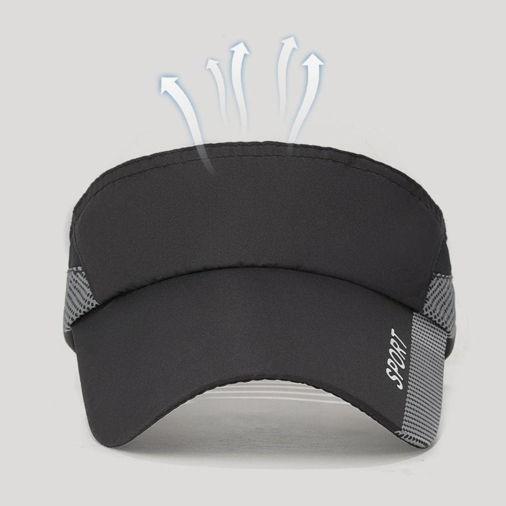 Anti-UV Sun Hat Breathable Tennis Hat Summer Baseball Cap Tennis