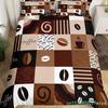 Coffee Duvet Cover Queen King Cartoon Coffee Drink Cup Print Bedding Set Coffee Lover Comforter Cover Modern Brown Quilt Cover