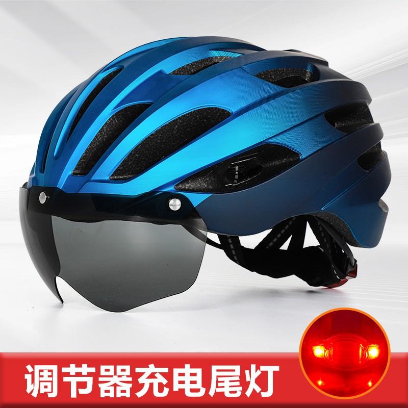 Unisex Bicycle Helmet Mountain Road Cycling Full Molded EPS PC Safety Headgear With Adjustable Fit Optional