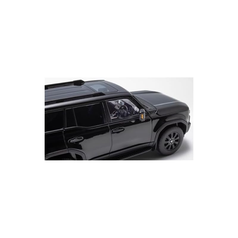 Kyosho Original Měřítko 1/43 Toyota Land Cruiser 250 ZX Verze s volitelnými koly. (Černá) Hotový výrobek KS03927BK