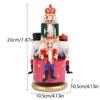 1pc Nutcracker Music Box, Puppet Soldier Ornament, Home Living Room Decoration, Music Box Gift