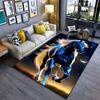 Majestic Horse Under Starry Night Carpet Yoga Living Room Room Decor Children's Crawling Mat Doormat Area Rug Games Mat