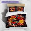 Spain Football Printed Bedding 3 Piece Set Cozy Breathable Bed Cover Set As Housewarming Holiday Gift
