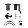 Oil Catch Can Tank 5.7 HEMI Z-Bracket Billet Catch Can for 2011-2021 6.4L Dodge Charger Challenger Chrysler300 Air Oil Separator