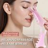 Multifunctional Head Meridian Massage Comb Resin Five Wide Tooth Comb Facial Scraping Plate 4In1 Eye Shoulder Neck Scraping