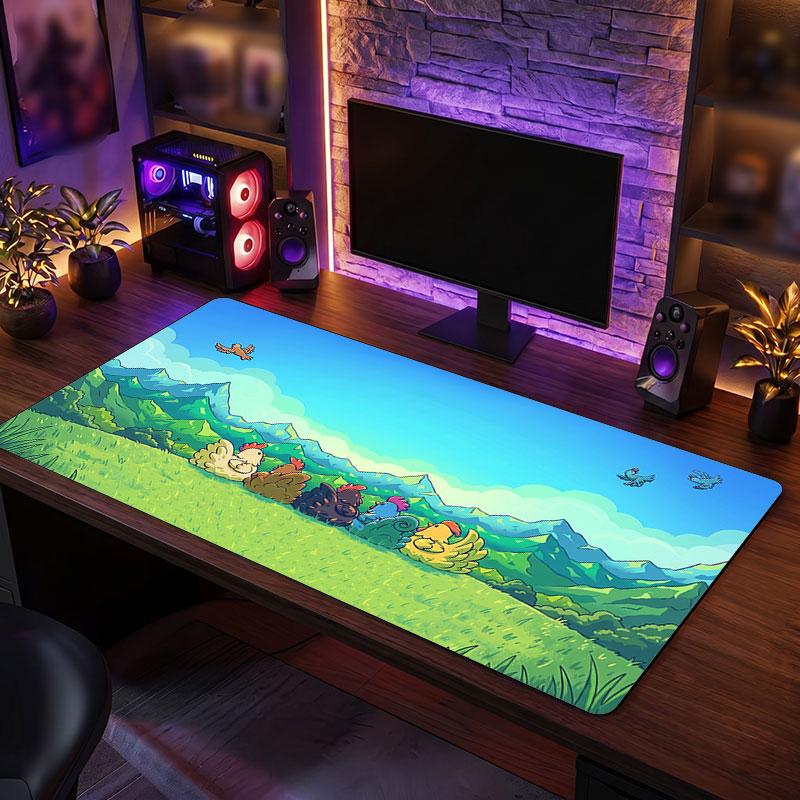 Großes MauspaddStardew Valley Erweitert Weiche Schreibtischmatte Gaming Büro Computer Tisch Dekorationsmatte