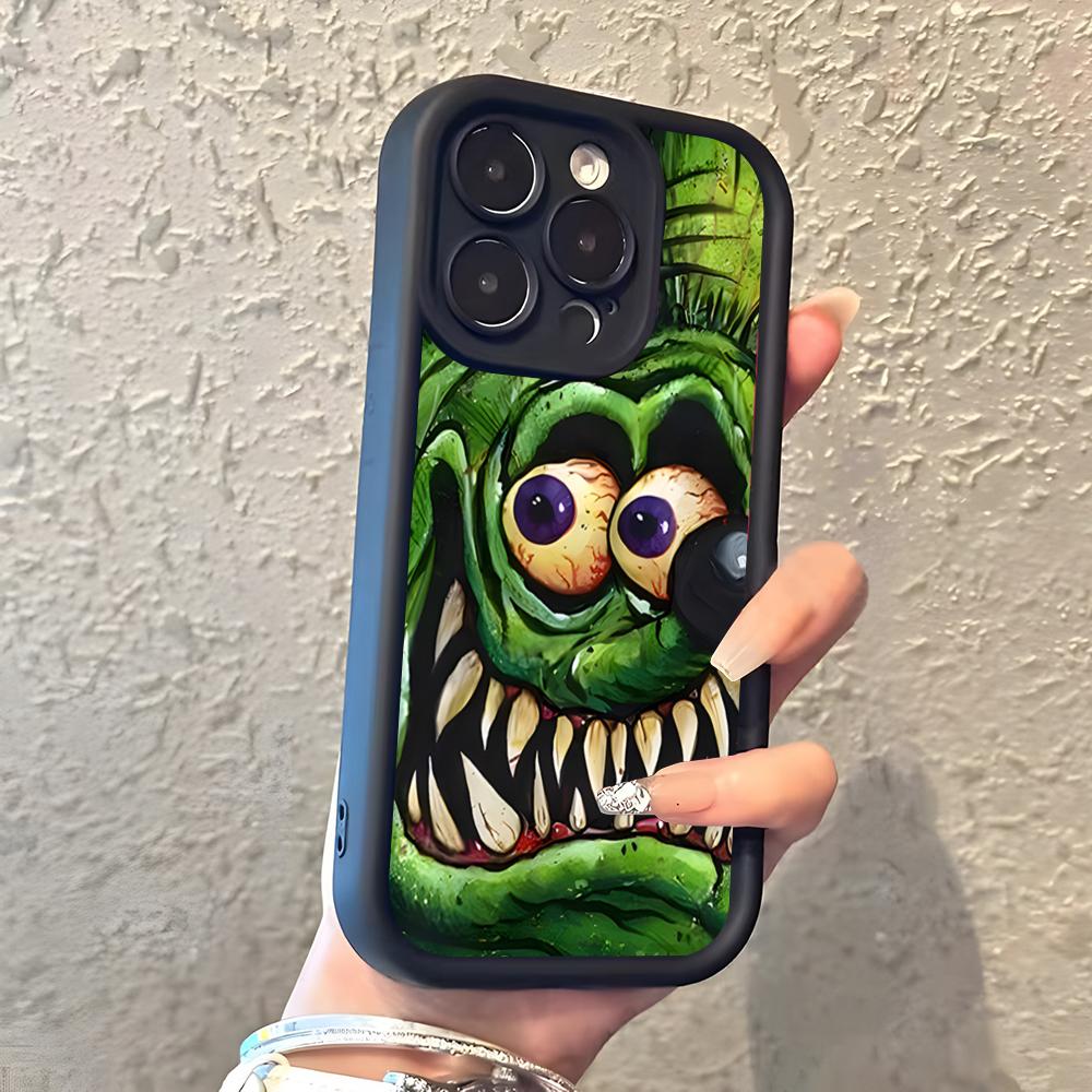 Rat Fink Phone Case For IPhone 17 Pro Max 16 15 14 Pro Max IPhone 13 Pro Max 11 Plus Silicone Cover