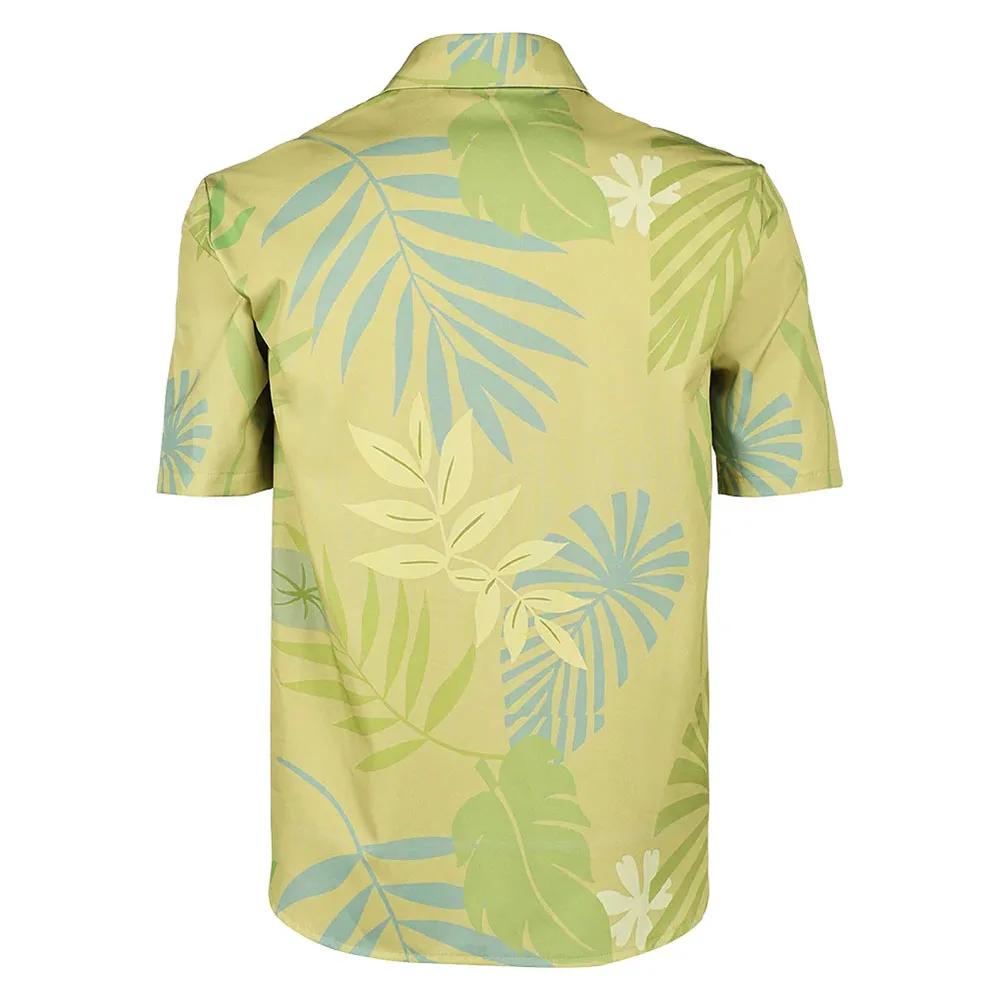 Zoo Nick Fox Cosplay Button-Down Grünes Hemd Unisex Streetwear Locker Lässig Herren Damen Kleidung Kurzarm Hawaii Mode Hemden