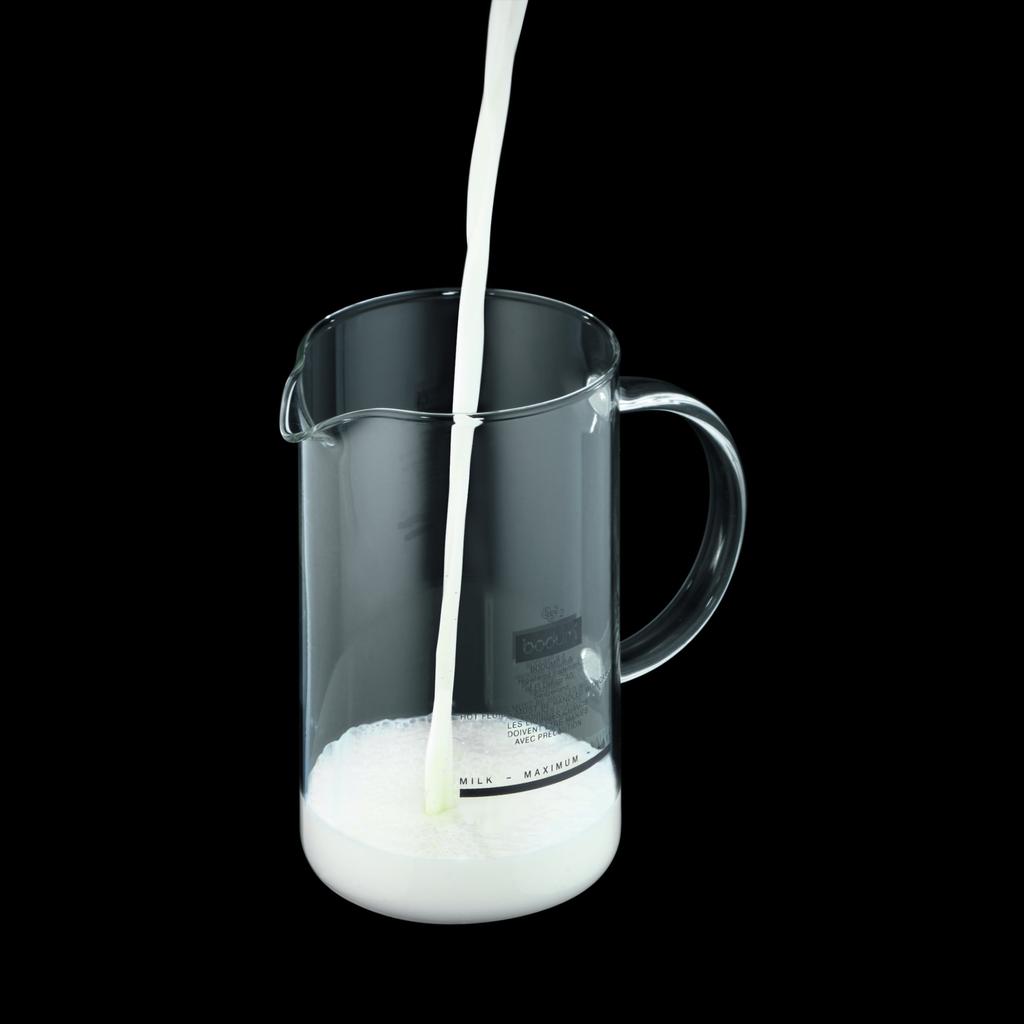 BODUM Milk Foamer Milk Frother CHAMBORD Milk Frother 250ml Silver Coffee Cappuccino Cafe Latte [Genuine] 1966-16