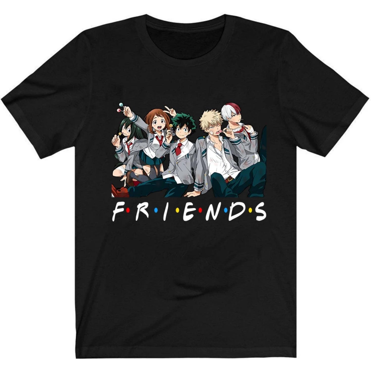 

2026 New Fashion Japanese Anime My Hero Academia Bakugou T Shirt Unisex Todoroki Boku No Hero Academia Tshirt Graphic Dabi Bnha S чёрный