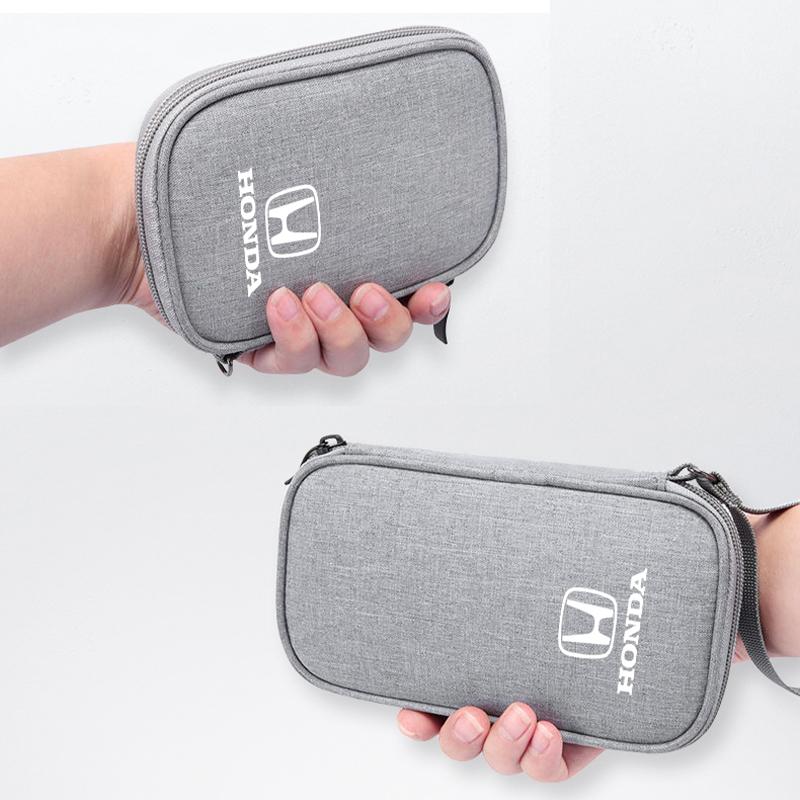 AAAKB1 Honda Badge Car Storage Bag Portable Handbag For Honda Insight Odyssey Vezel CRZ 5th City CRX Pilot B-series D-series H-series