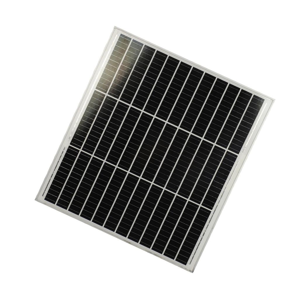 60W 18V Solar Panel Monocrystalline IP67 Water Proof 5400Pa 2400Pa 32 Batteries for Car Boat Trailer