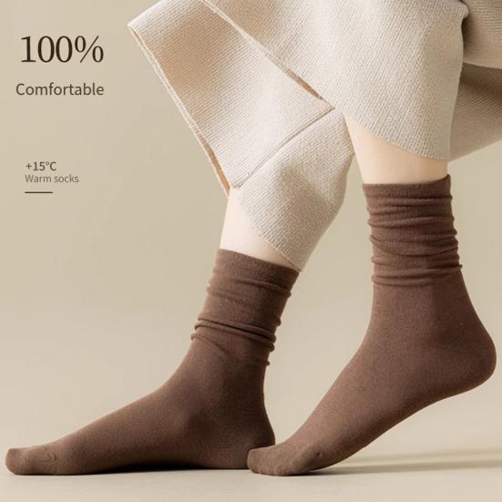 3/6 Paar Damen Crew Socken Nahtlose Sportliche Laufsocken Weiche Atmungsaktive Frotteesocken Lässige Mittelhohe Knöchelsocken