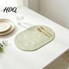 Tabletop Protective Mat PU Leather Placemat Wear-Resistant Heat Resistant Mat Non-Slip Teapot