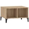  Coffee Table, Sonoma Oak 60x50x36.5 Cm Wood-based Material