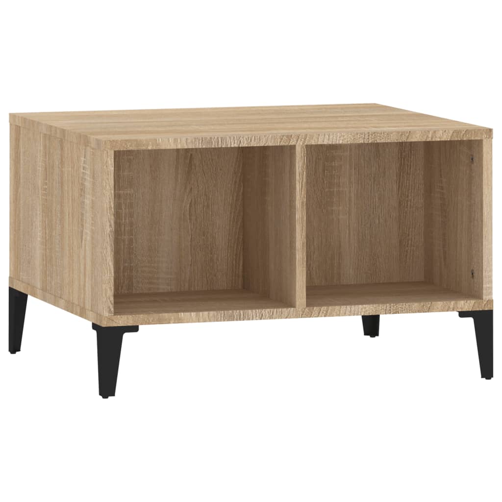 Coffee Table, Sonoma Oak 60x50x36.5 Cm Wood-based Material