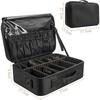  Makeup Bag Make up Case: Large Travel Cosmetic Case Organiser - Professional Portable Makeup Storage Bags for Toiletry - Make Up 