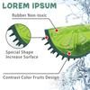 Pet Freezable Cooling Chew Toy Dog Cat Toy Summer Pineapple Lemon Watermelon Design Durable Bite-Resistant Dog Ice Frozen Toys