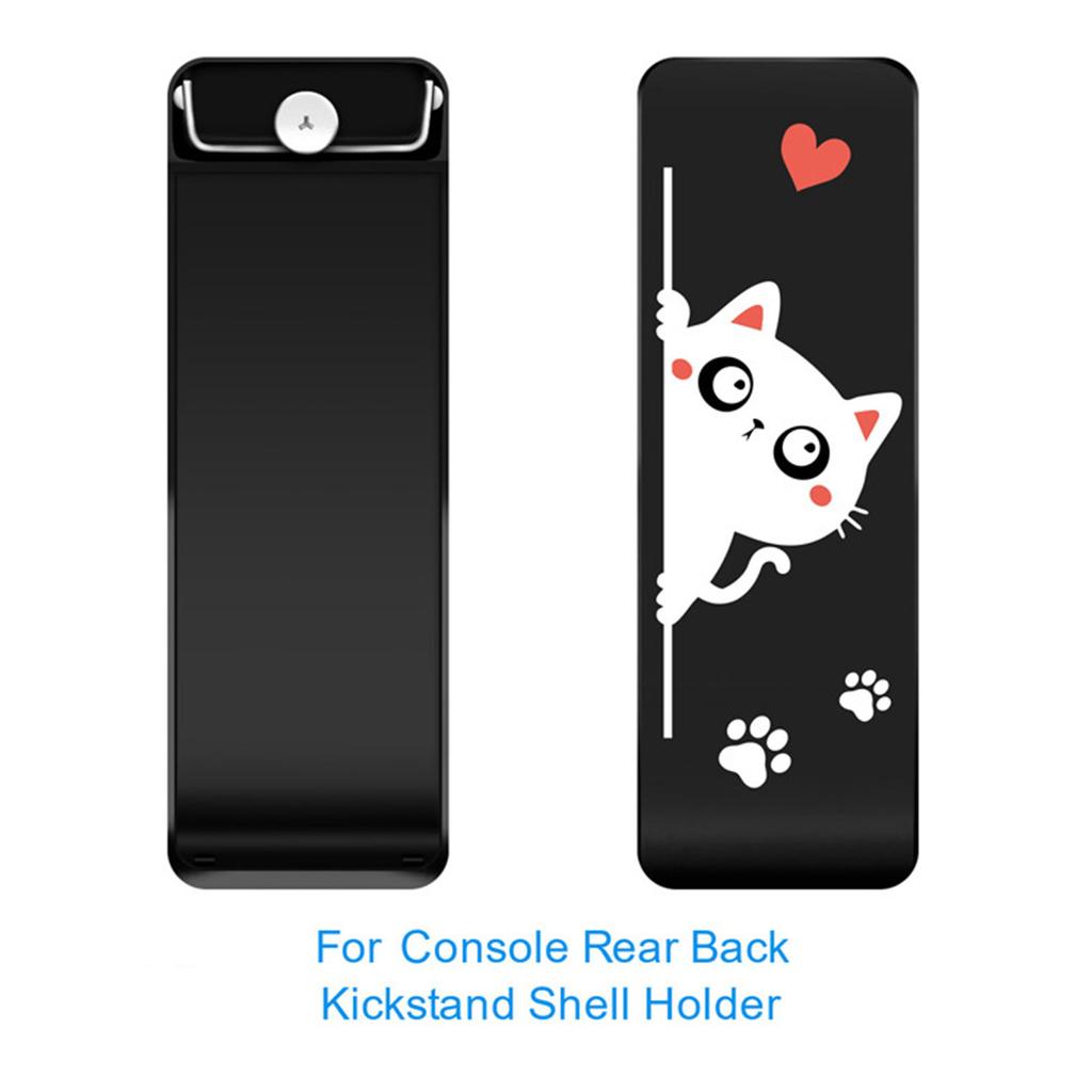 Host Back Housing Case Support Bracket Foldable Stand Reduce Fatigue Provide Secure Stability for Switch Console