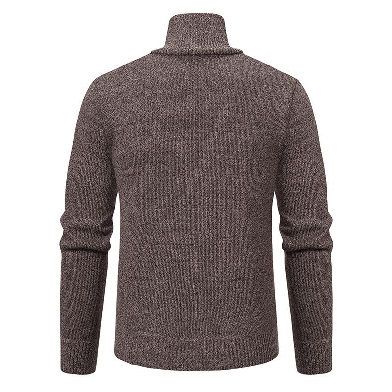 Maglione da uomo 2024 Business a collo alto in maglia grossa