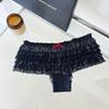 Cute 3D Ruffle Layered Lace Panties for Women