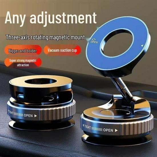 Magnetic Car Phone Holder with Vacuum Suction Cup