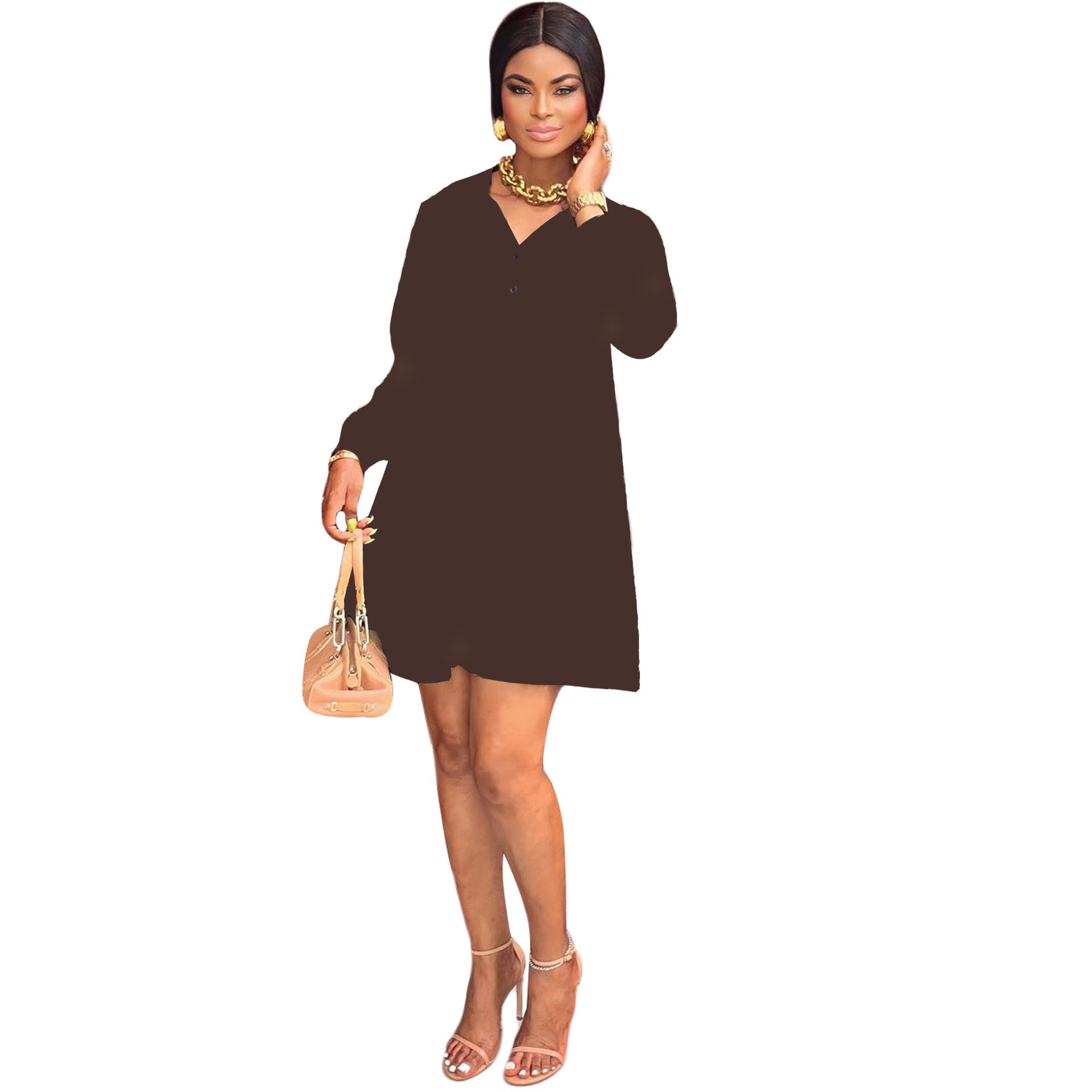 

J2782 Autumn European & American Fashion: Long Sleeve Casual Loose Women s Top XL