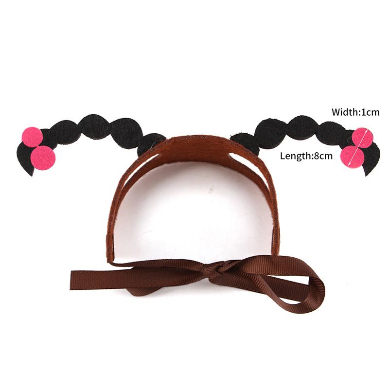 Pet Cosplay Costume Halloween Funny Devil Horns Headband Pet Cat Dog Festival Party Clothing Dogs Cosplay Costume Accessories